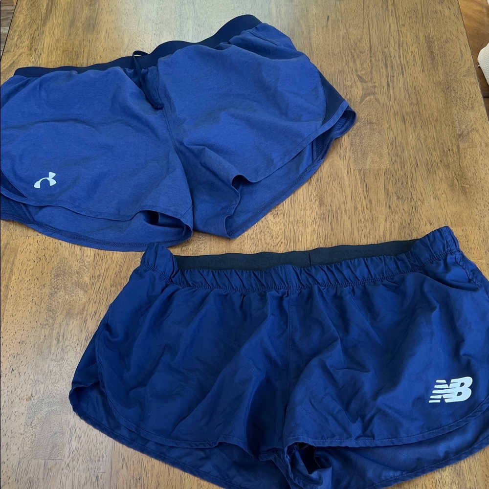 New Balance Navy Athletic Shorts